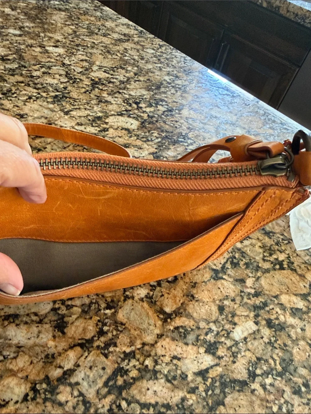 Frye Melissa Leather Crossbody Shoulder Bag
